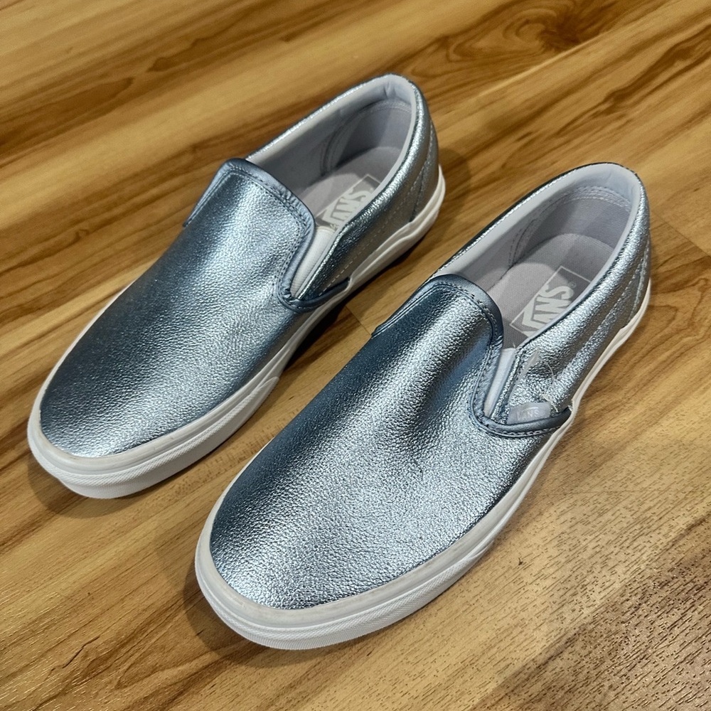 VANS Metallic Slip-On Sneakers